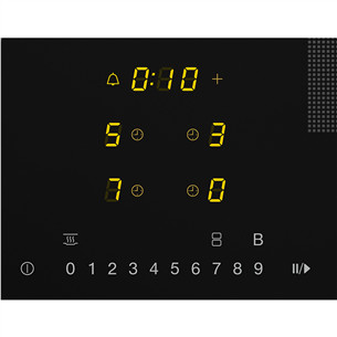 Miele, зона нагрева PowerFlex, ширина 62 см, без рамы, черный - Интегрируемая индукционная варочная панель