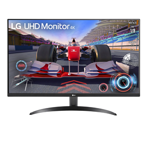 LG UR500, 32'', 4K UHD, LED VA, черный - Монитор