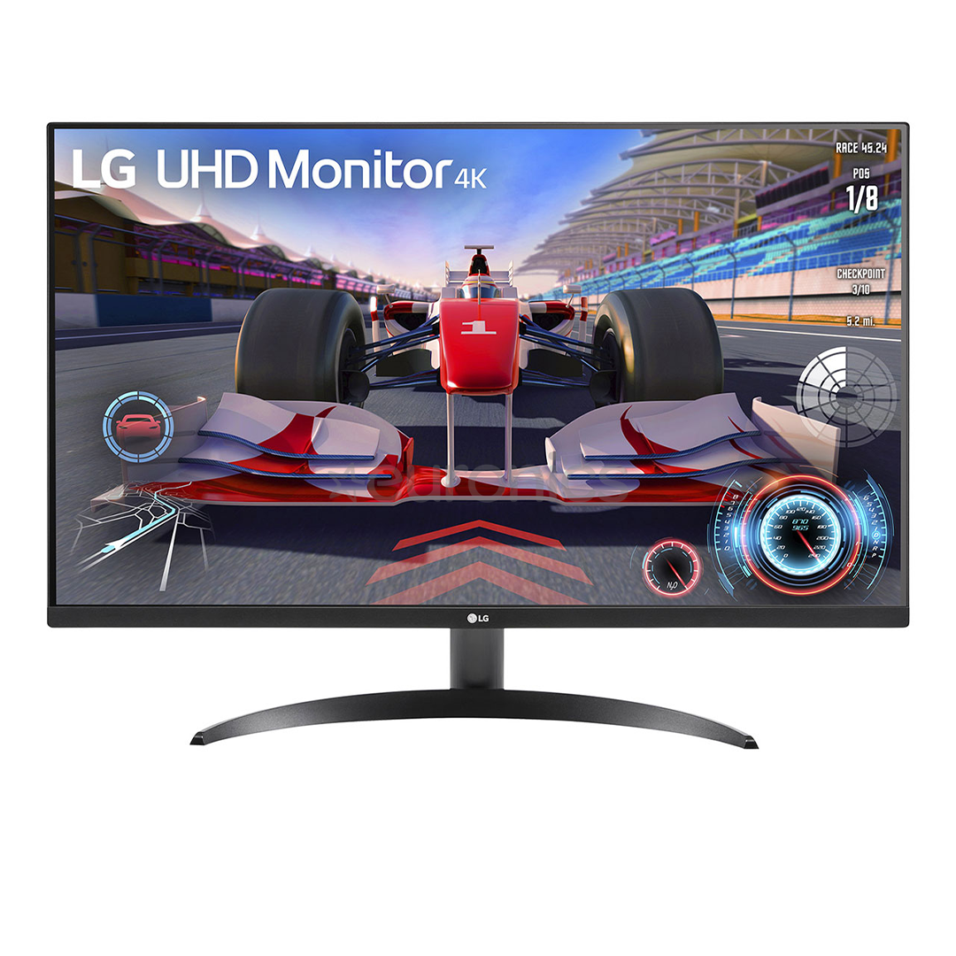 LG UR500, 32'', 4K UHD, LED VA, черный - Монитор