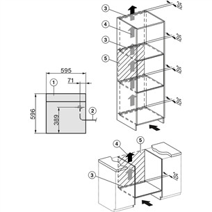 Miele DGC 7460 HC Pro, 67 L, obsidian black - Built-in Steam Oven