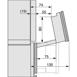 Miele DGC 7460 HC Pro, 67 L, obsidian black - Built-in Steam Oven