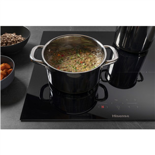 Hisense, width 59.5 cm, frameless, black - Built-in Induction Hob