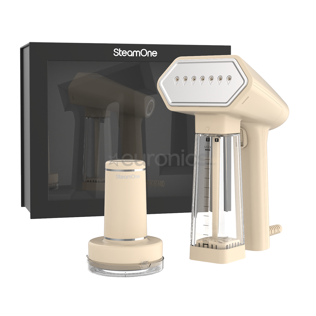 SteamOne, beige - Portable steamer + lint remover