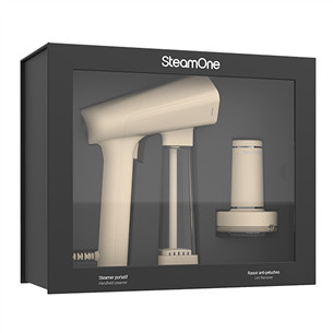 SteamOne, beež - Käsi- aurukeskus + topieemaldaja
