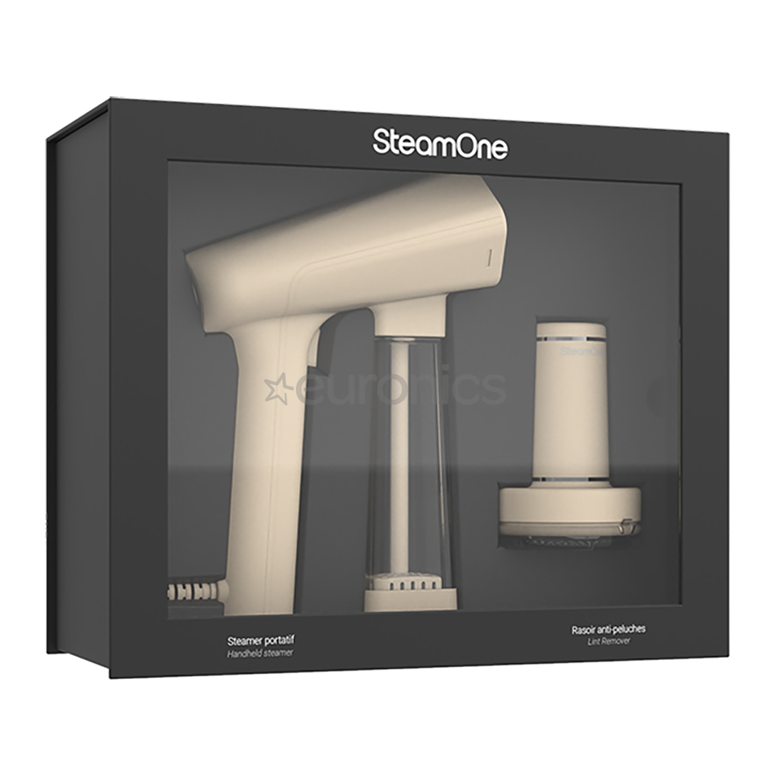SteamOne, beige - Portable steamer + lint remover