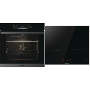 Hisense, 77 L, must - Integreeritav ahi + induktsioonpliitiplat BSA65226AB+HI6401BSC