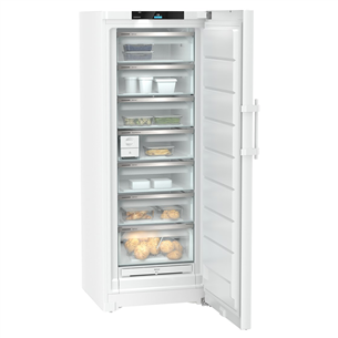 Liebherr Peak NoFrost, 363 L, kõrgus 186 cm, valge - Sügavkülmik