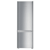 Liebherr, SmartFrost, 265 L, kõrgus 162 cm, hõbedane - Külmik