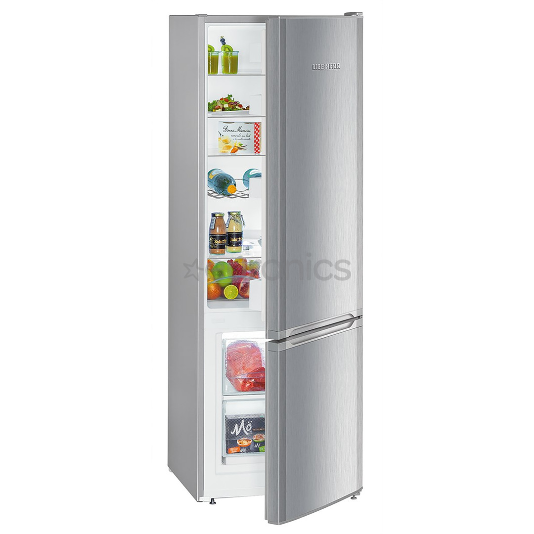 Liebherr, SmartFrost, 265 L, kõrgus 162 cm, hõbedane - Külmik