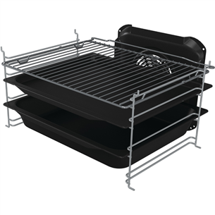 Gorenje, 70 L, laius 50 cm, hall - Gaasipliit elektriahjuga