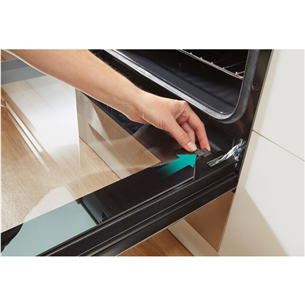 Gorenje, 70 L, laius 50 cm, hall - Gaasipliit elektriahjuga