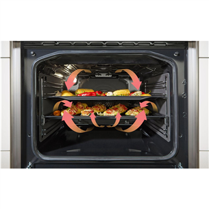 Gorenje, 70 L, laius 50 cm, hall - Gaasipliit elektriahjuga