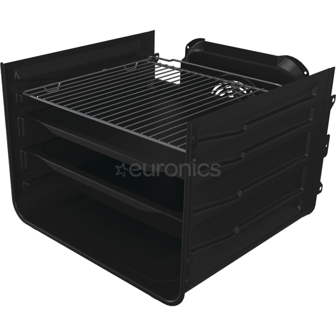 Gorenje, 62 L, laius 50 cm, valge - Gaasipliit elektriahjuga