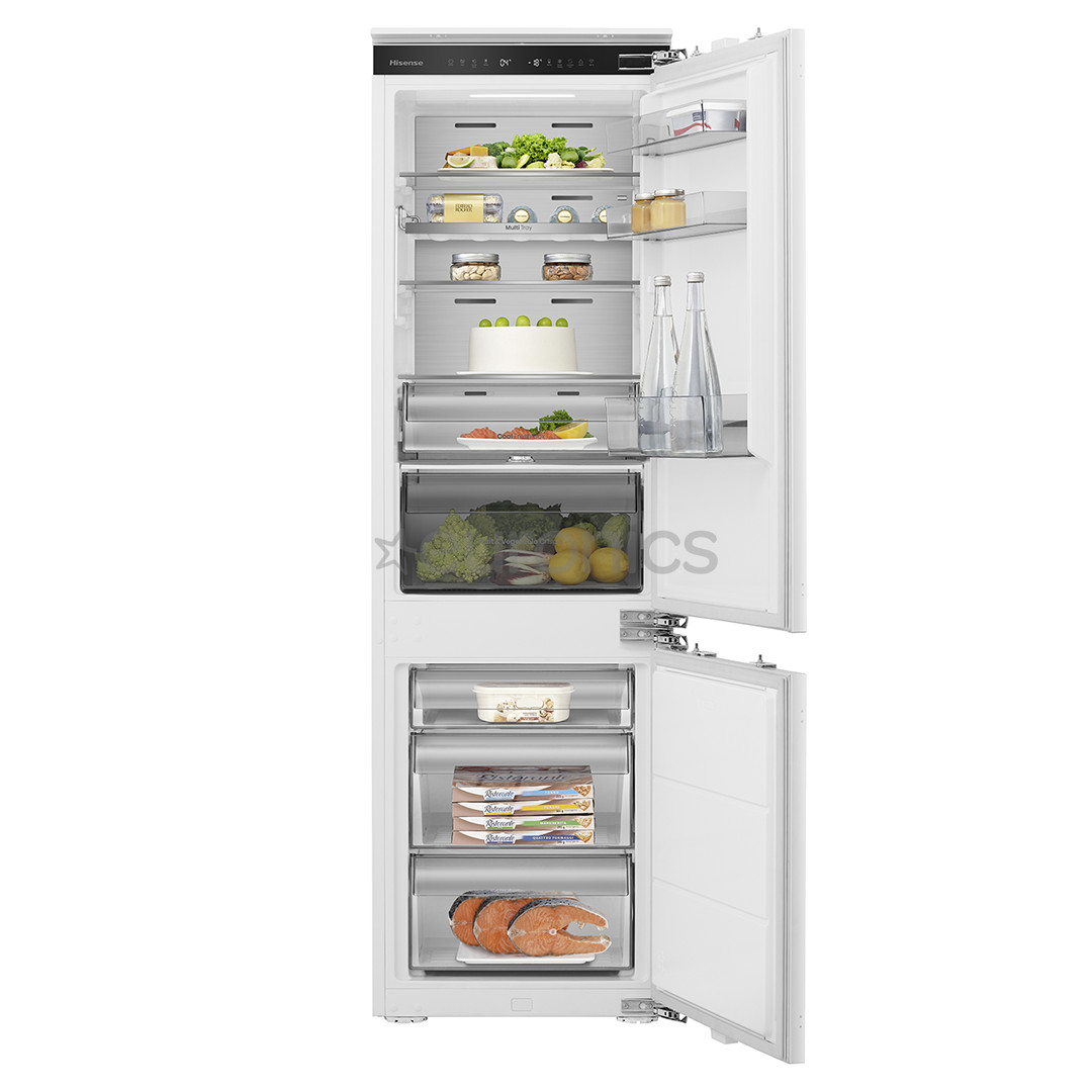 Hisense, NoFrost Dual, 252 L, height 178 cm - Built-in refrigerator