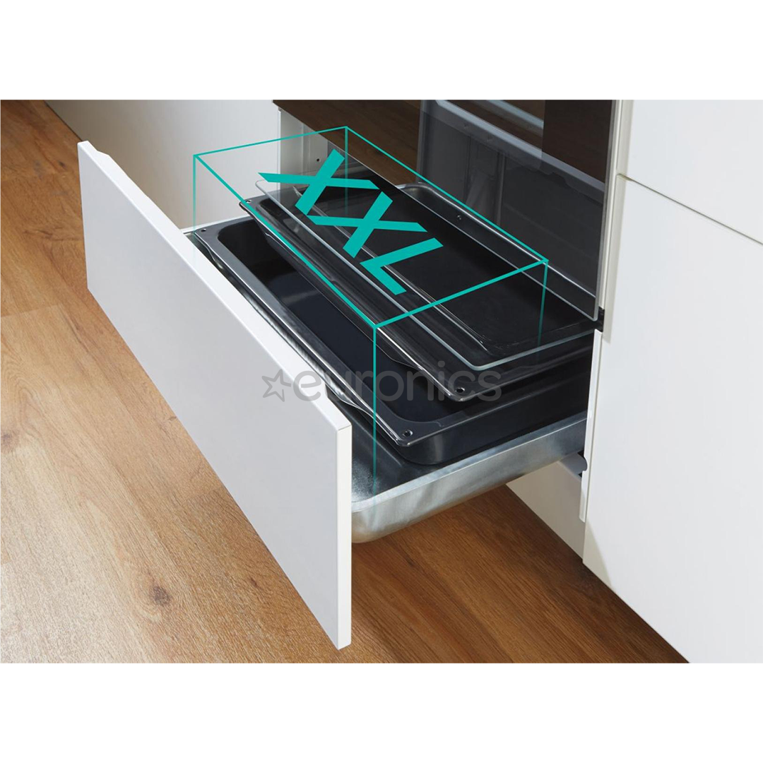 Gorenje, 70 L, laius 50 cm, roostevaba teras - Gaasipliit elektriahjuga