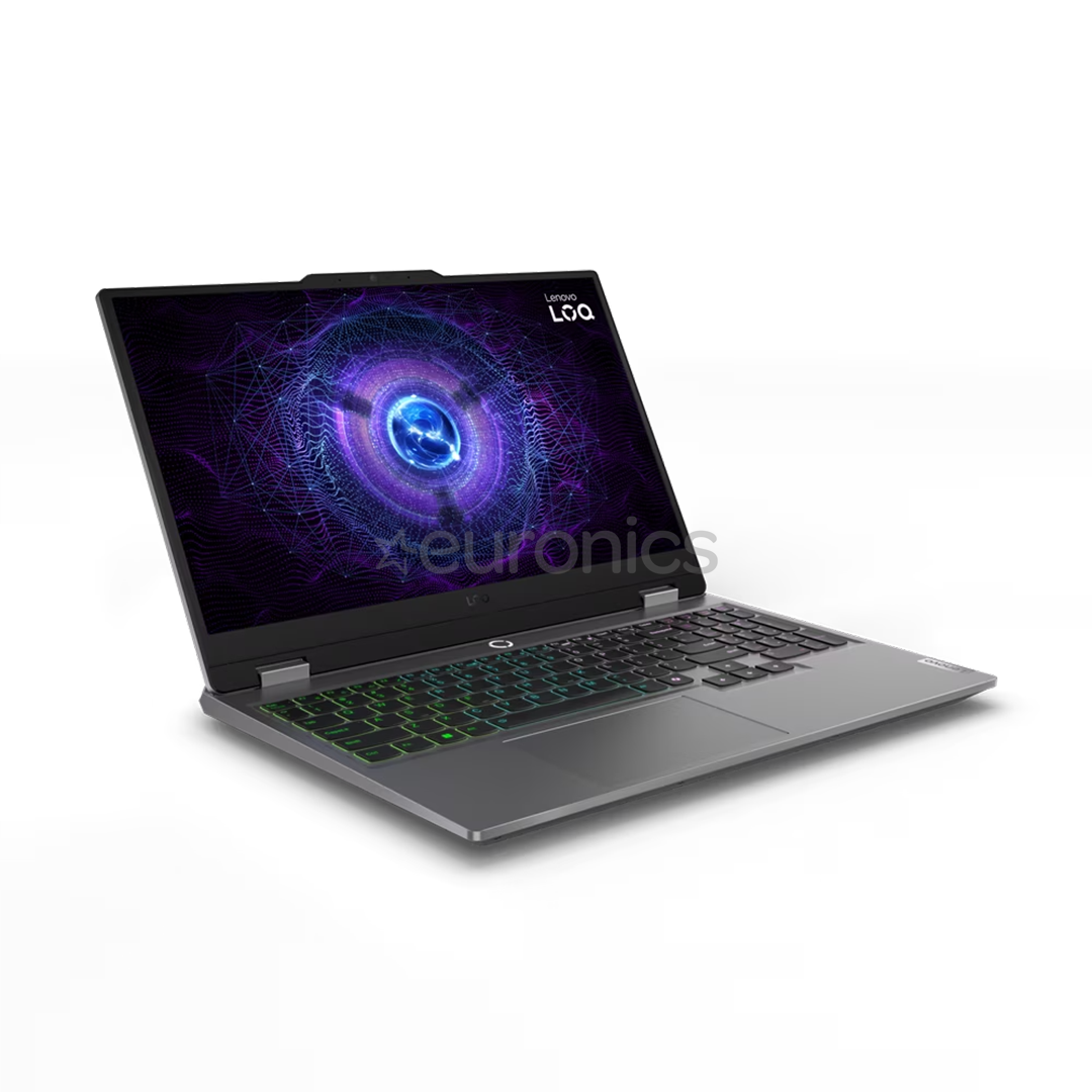 Lenovo LOQ 15IAX9, 15.6'', FHD, 144 Hz, i5, 24 GB, 512 GB, RTX 4050, SWE, hall - Sülearvuti