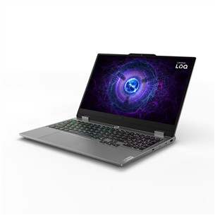 Lenovo LOQ 15IAX9, 15,6'', FHD, 144 Гц, i5, 24 ГБ, 512 ГБ, RTX 4050, ENG, серый - Ноутбук