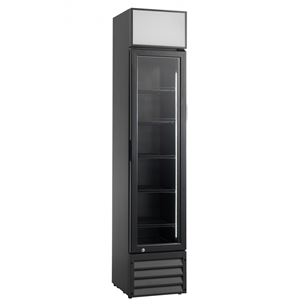 Scandomestic, 160 L, kõrgus 188 cm, must - Vitriinkülmik SD217BE