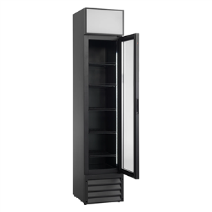 Scandomestic, 160 L, kõrgus 188 cm, must - Vitriinkülmik