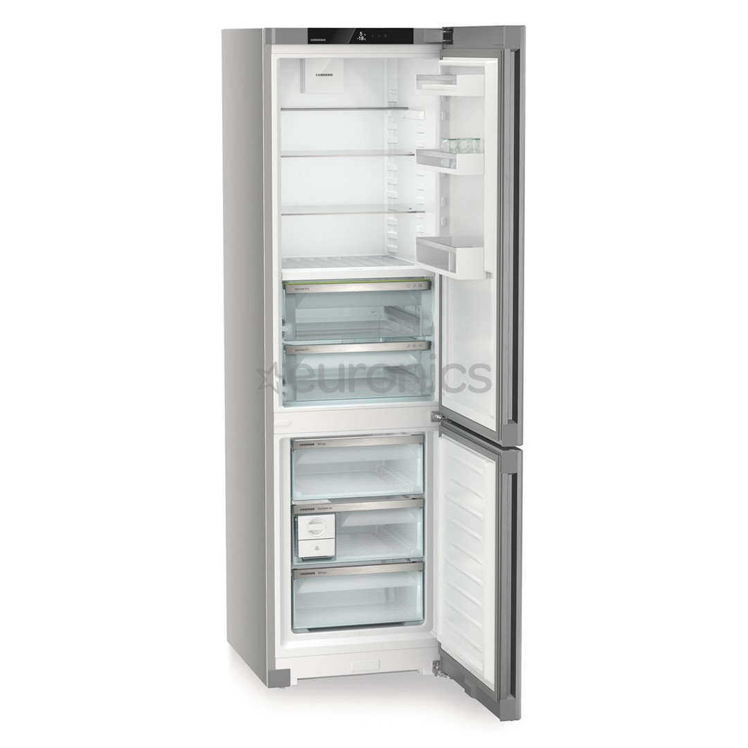 Liebherr, Plus BioFresh, NoFrost, 360 L, height 202 cm, silver - Refrigerator