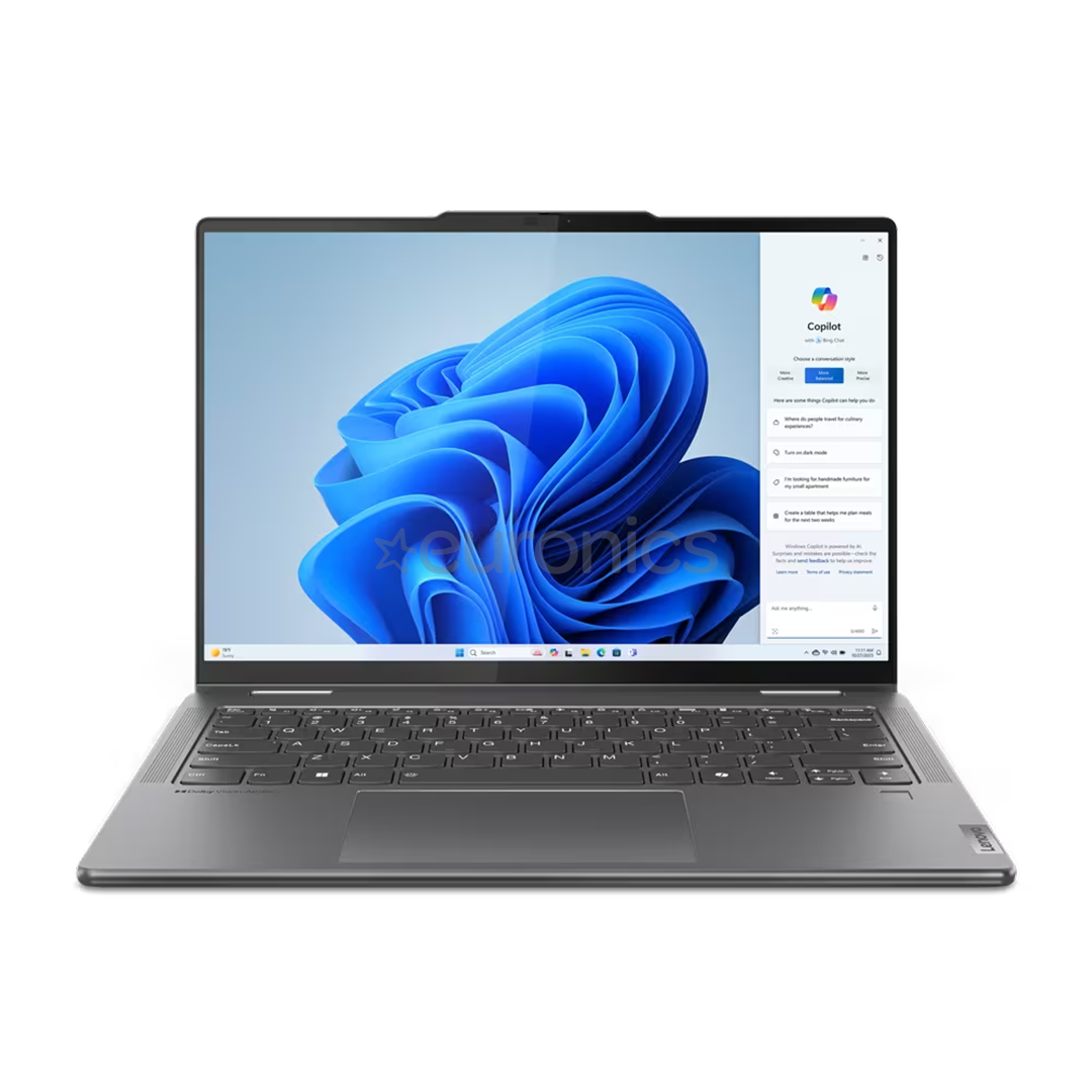 Lenovo Yoga 7 2-in-1 14AHP9, 14", WUXGA, OLED, Ryzen 7, 16 GB, 1 TB, ENG, dark gray - Notebook