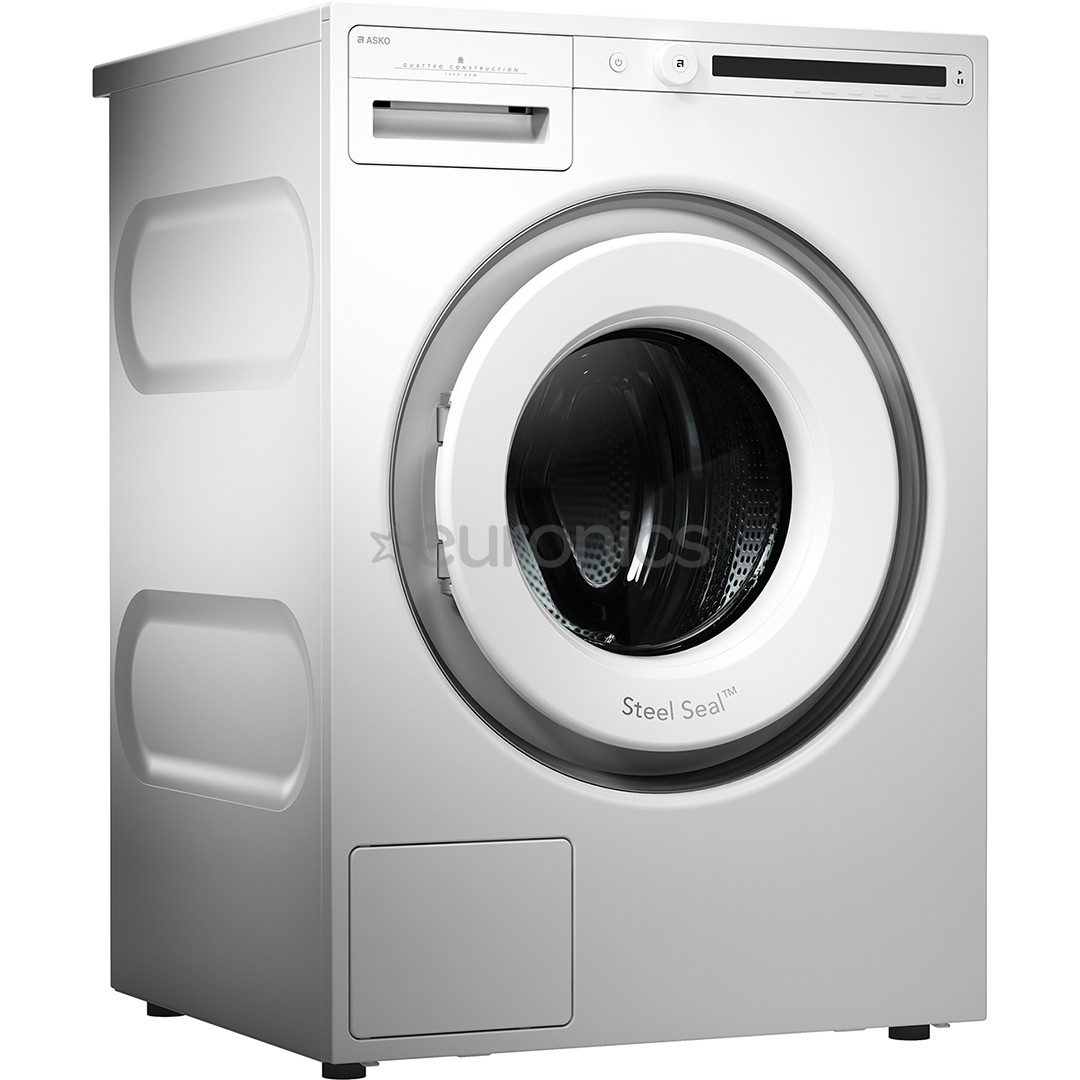 Asko, 8 kg, sügavus 53,2 cm, 1400 p/min - Eestlaetav pesumasin