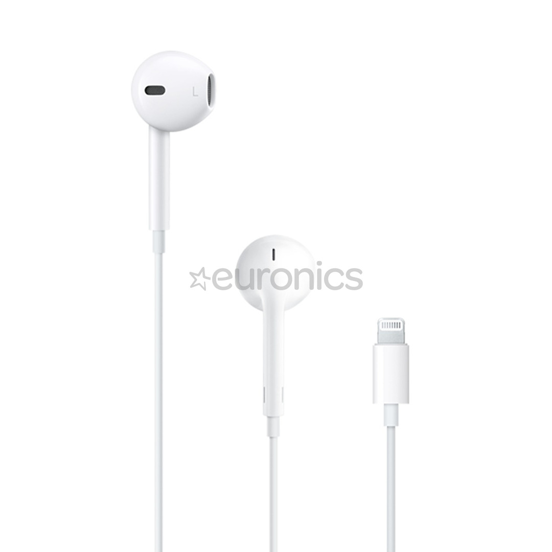 Apple EarPods, разъем Lightning, белый - Внутриканальные наушники