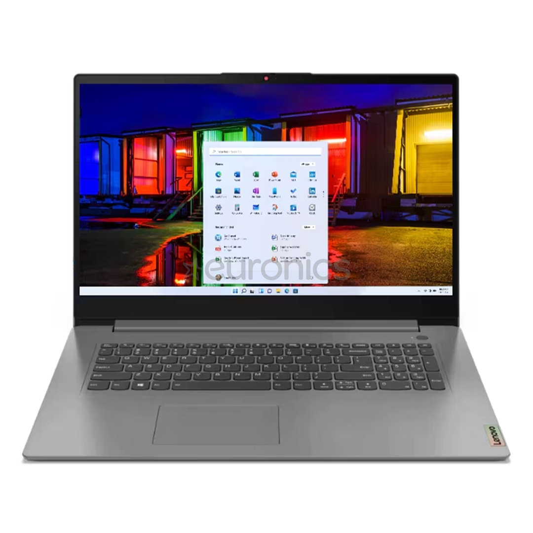 Lenovo IdeaPad 3 17ALC6, Ryzen 5, 8 GB, 512 GB, SWE, hall - Sülearvuti