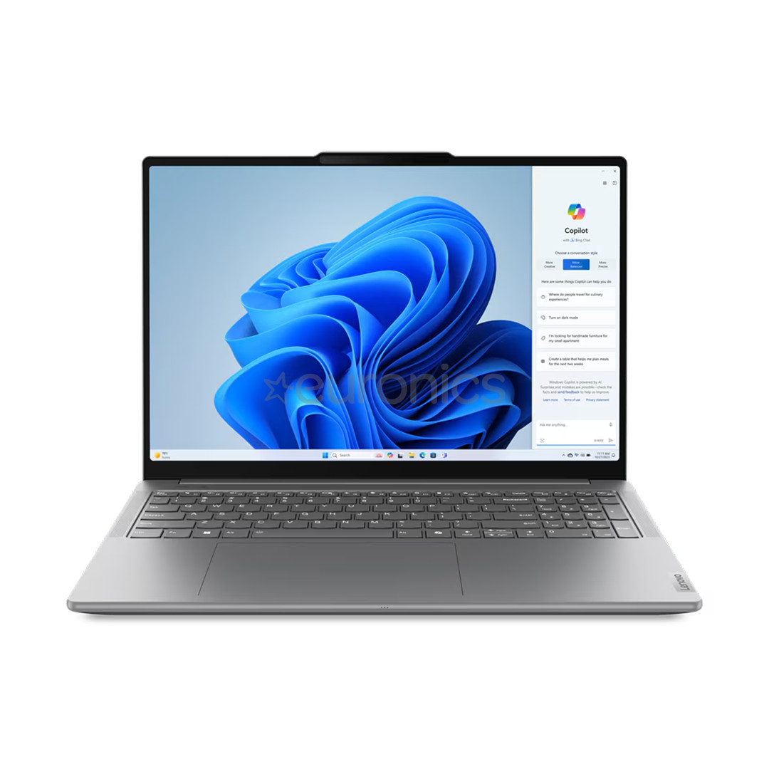 Lenovo Yoga Pro 9 16IMH9, 16'', 3.2K, 165 Hz, Core Ultra 7, 16 GB, 1 TB, RTX 4050, ENG, hall - Sülearvuti