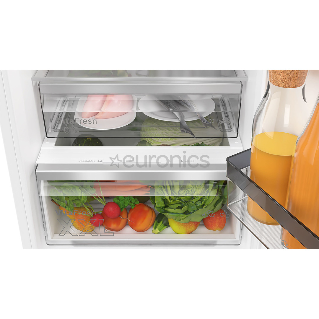 Bosch, Seeria 4, NoFrost, 260 L, kõrgus, 178 cm - Integreeritav külmik