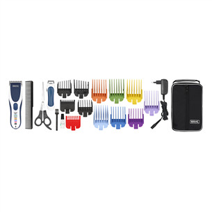 Wahl Cordless Color Pro, sinine/valge - Juukselõikur