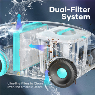 Aiper Scuba E1, must - Basseini puhastusrobot