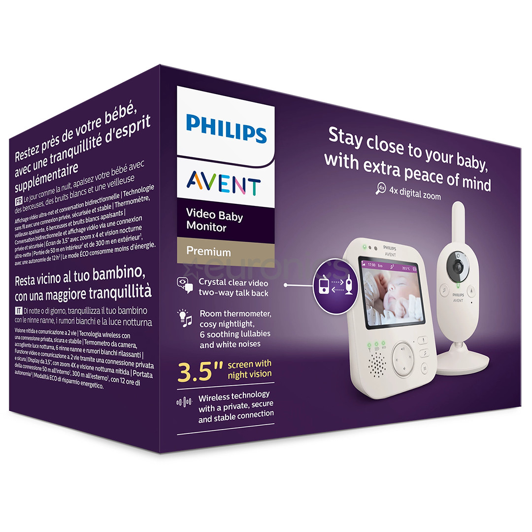 Philips Avent Premium, beež - Video-beebimonitor