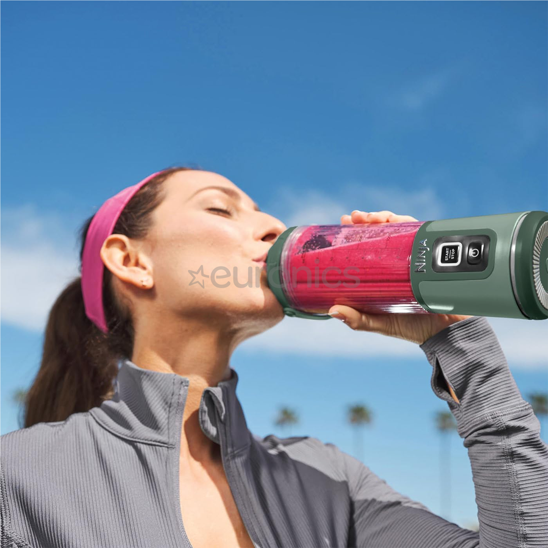 Ninja Blast, green - Portable cordless blender