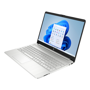 HP Laptop 15s-eq2059ny, 15,6'', FHD, Ryzen 5, 8 GB, 512 GB, hõbe - Sülearvuti