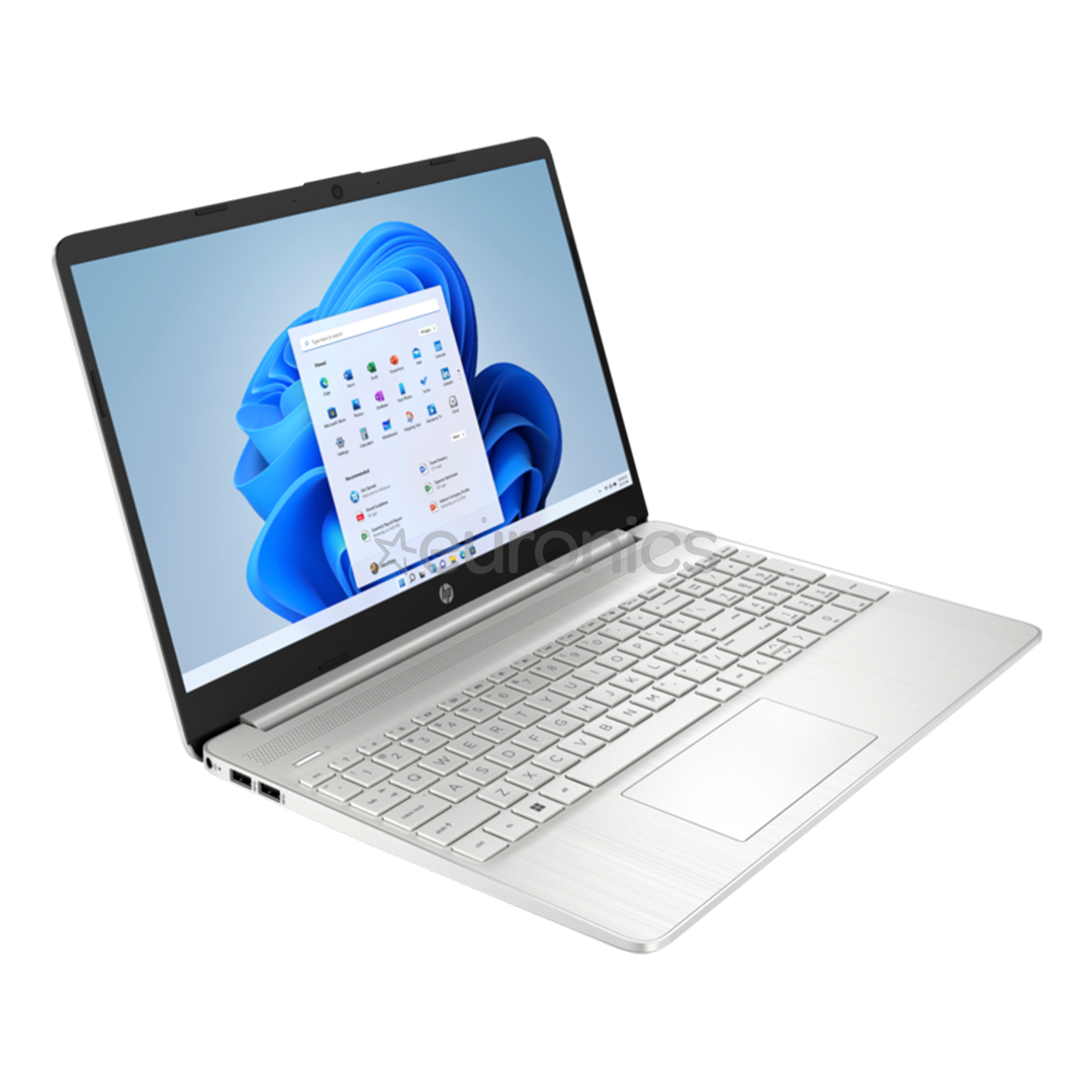 HP Laptop 15s-eq2059ny, 15,6'', FHD, Ryzen 5, 8 GB, 512 GB, hõbe - Sülearvuti