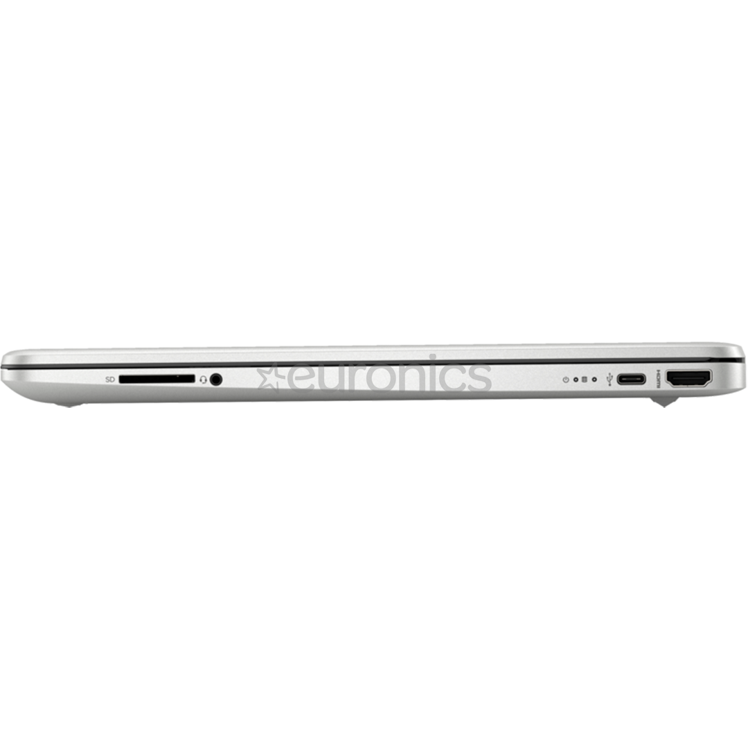 HP Laptop 15s-eq2059ny, 15,6'', FHD, Ryzen 5, 8 GB, 512 GB, hõbe - Sülearvuti