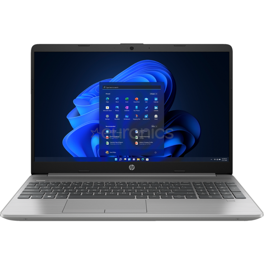 HP 255 G9, 15,6'', FHD, Ryzen 5, 8 GB, 512 GB, asteroid silver - Notebook