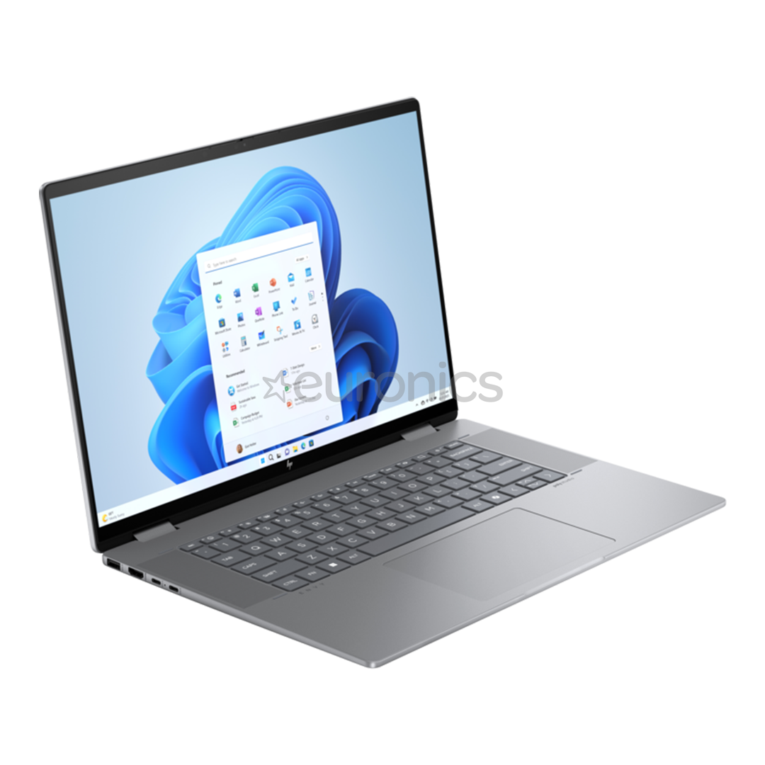 HP Envy x360 2-in-1 Laptop 16-ad0001ny, 16'', WUXGA, IPS, Ryzen 5, 16 GB, 512 GB, meteor silver - Notebook