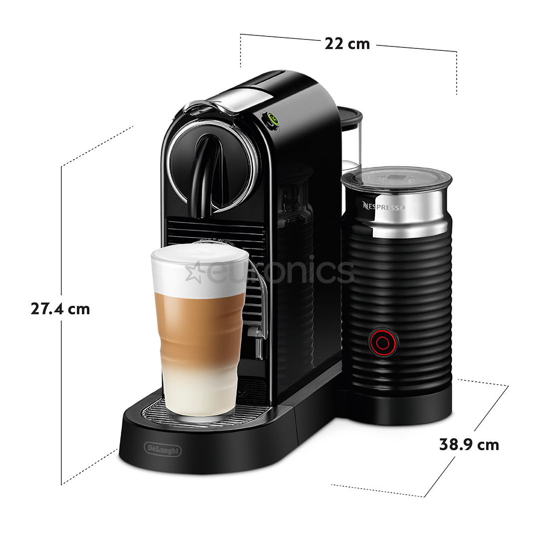 Nespresso Citiz Milk, must - Kapselkohvimasin