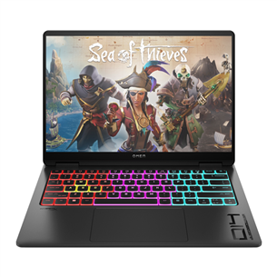 HP OMEN Transcend Laptop 14-fb0000ny, 14'', 2.8K, 120 Hz, OLED, Ultra 9, 32 GB, 2 TB, RTX 4070, ENG, shadow black - Notebook