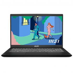 MSI Modern 15 B12M, 15.6'', FHD, i7, 16 GB, 512 GB, ENG, black - Notebook