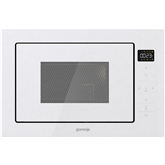 Gorenje, 25 L, 900 W, valge - Integreeritav mikrolaineahi grilliga