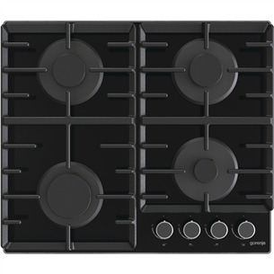 Gorenje, laius 60 cm, must - Integreeritav gaasipliidiplaat GT642AB
