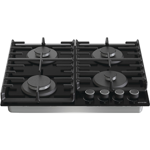 Gorenje, laius 60 cm, must - Integreeritav gaasipliidiplaat
