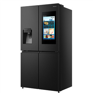 Hisense, Cross Door, NoFrost, 577 L, kõrgus 179 cm, must - SBS-Külmik