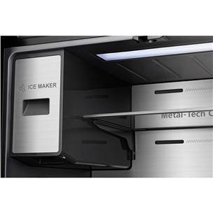 Hisense, Cross Door, NoFrost, 577 L, kõrgus 179 cm, must - SBS-Külmik