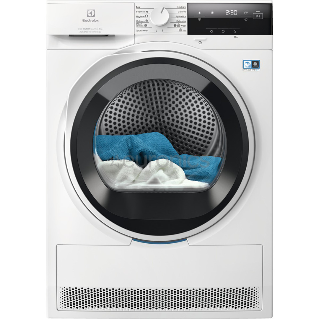 Electrolux 800 UltraCare 9,0 кг, глубина 63,8 см - Сушильная машина