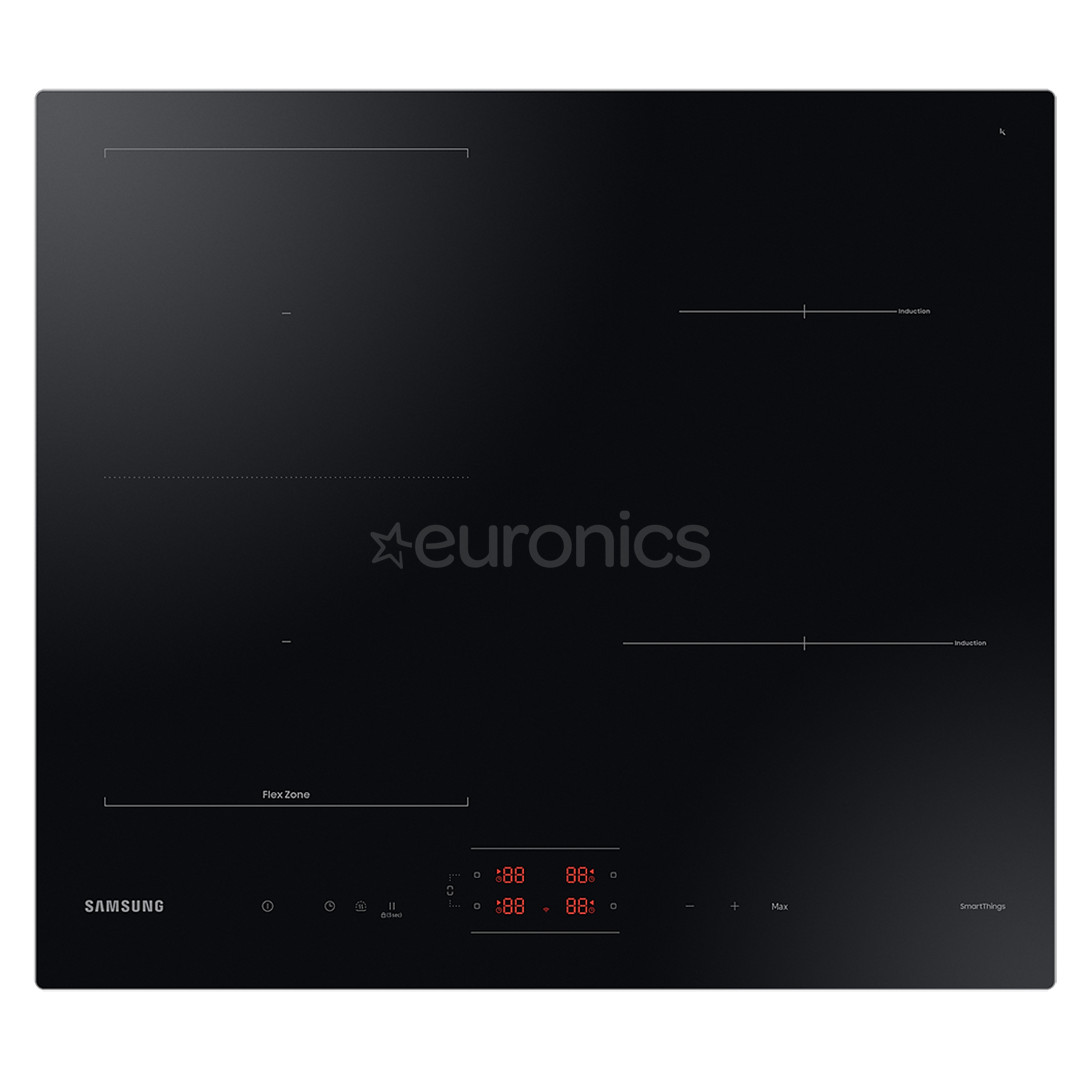 Samsung, width 59 cm, black - Built-in induction hob