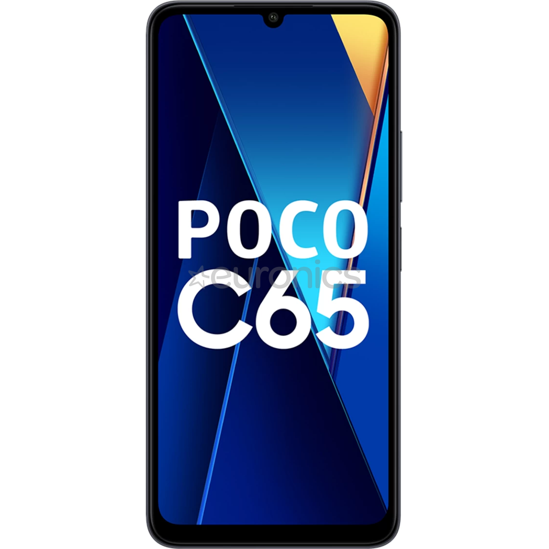 POCO C65, 6,74'', 6 GB, must - Nutitelefon